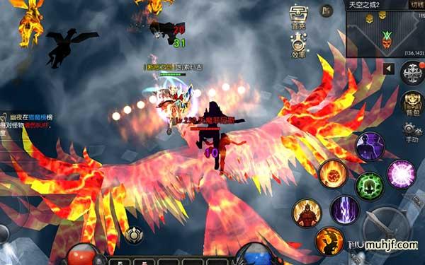 奇迹mu《光明王座》天空之城怪物BOSS天魔菲尼斯
